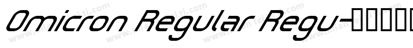Omicron Regular Regu字体转换